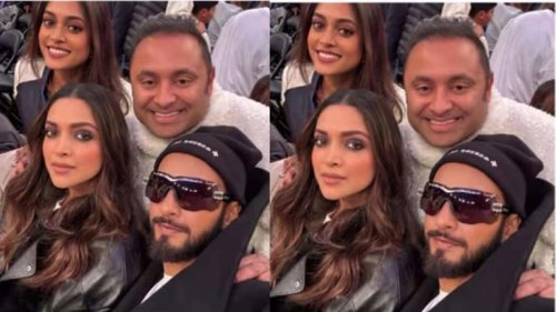 Deepika Padukone and Ranveer Singh Shine at NBA Game in New York